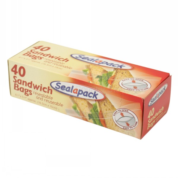 Sealapack Sandwich Bags 40 Pack Cambers Country Store